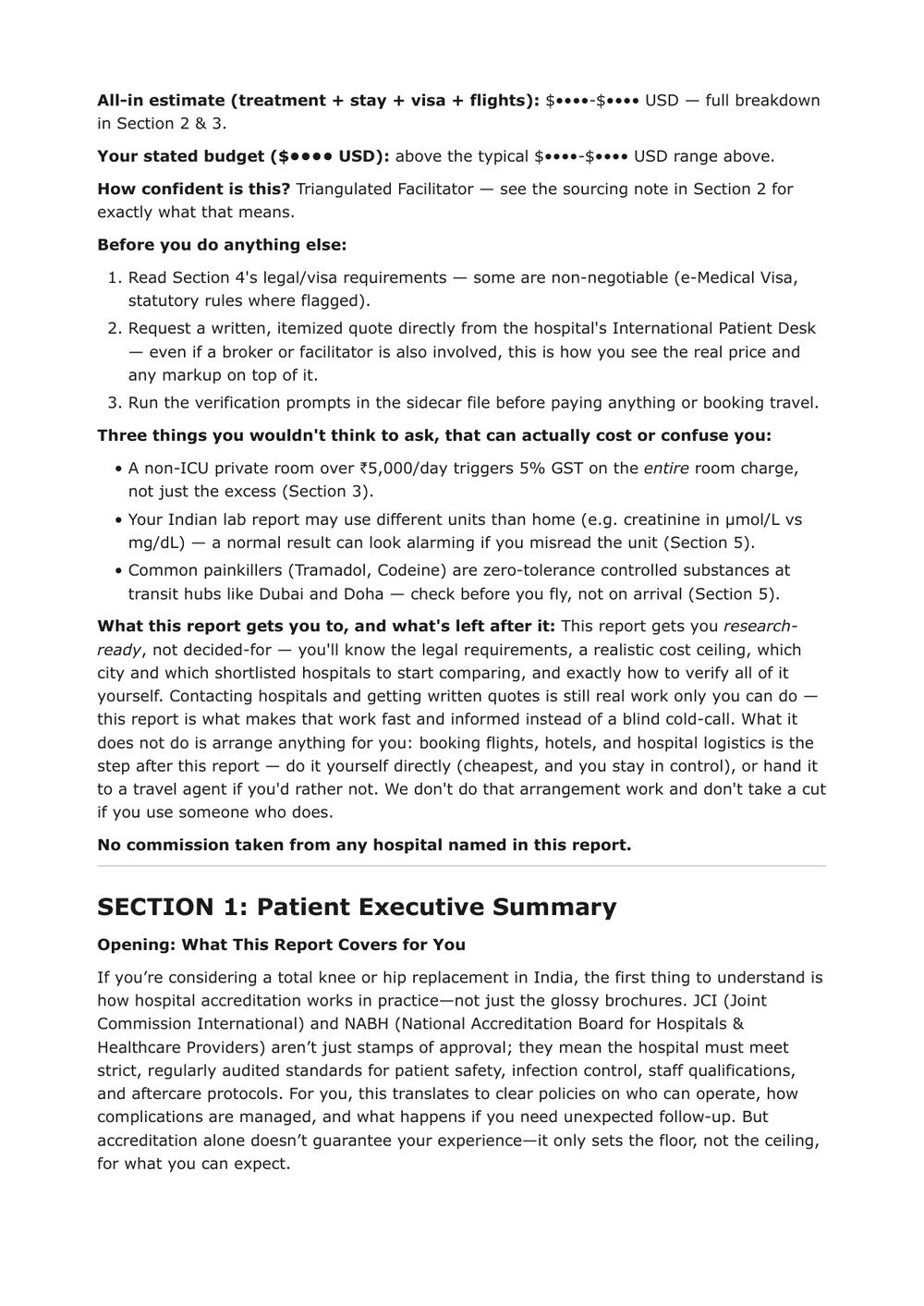 Sample report page 2